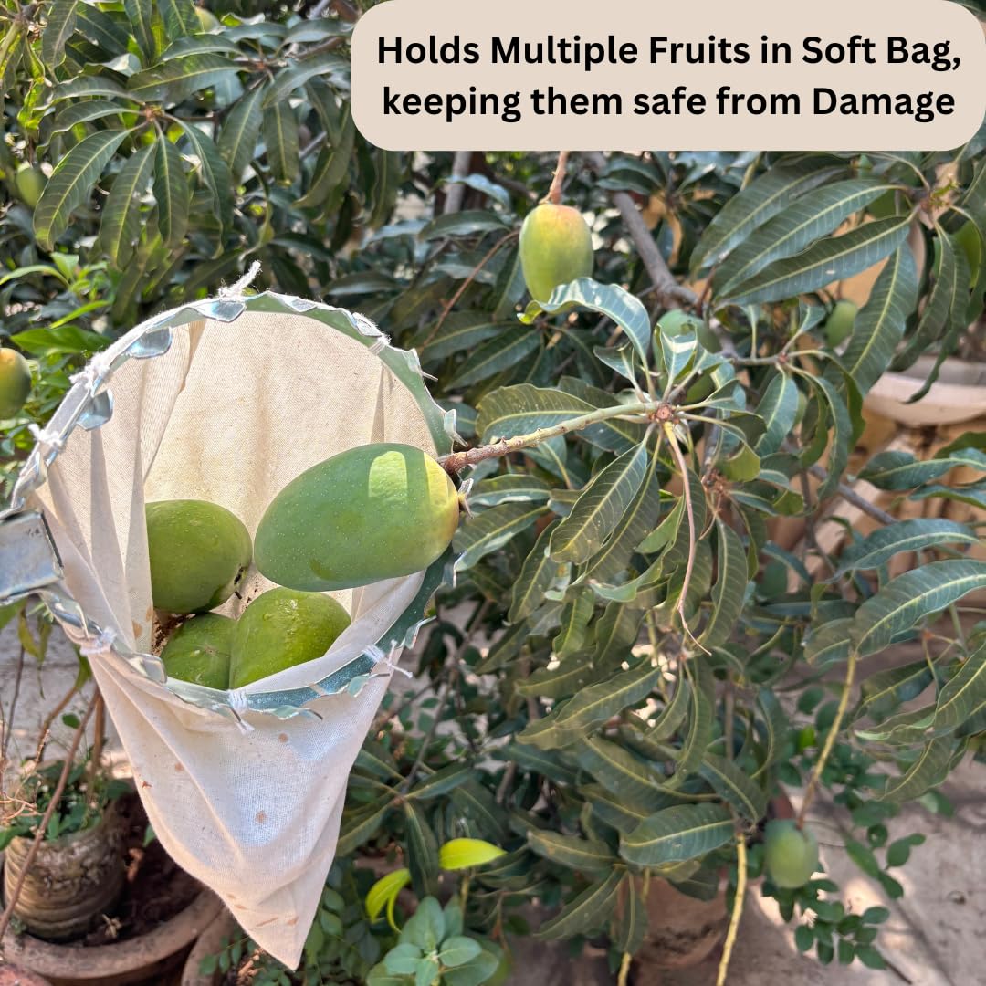 PickPack® – Premium Fruit Picker Basket Tool with Storage Bag