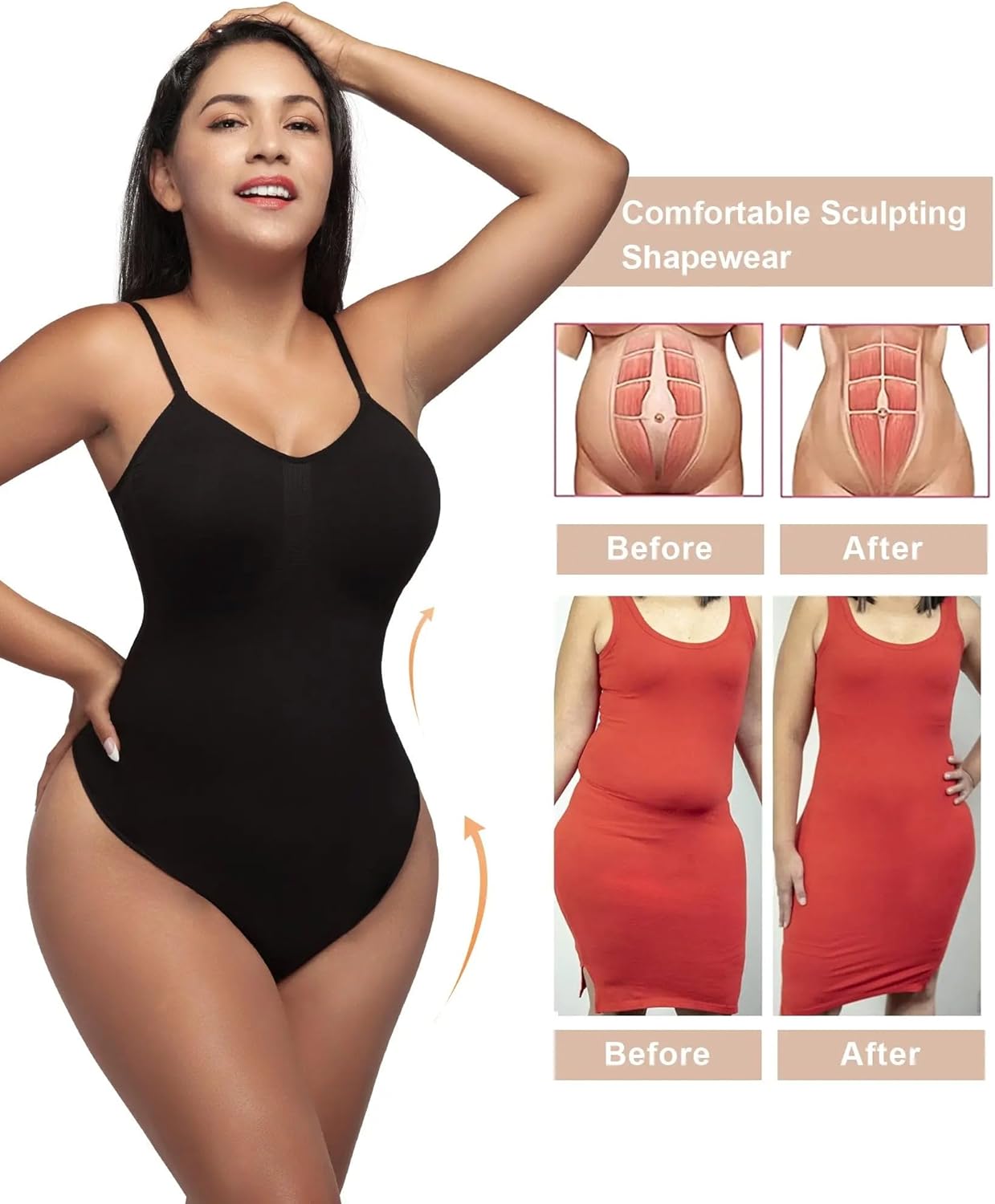 Shapelle Premium Shapewear Bodysuit