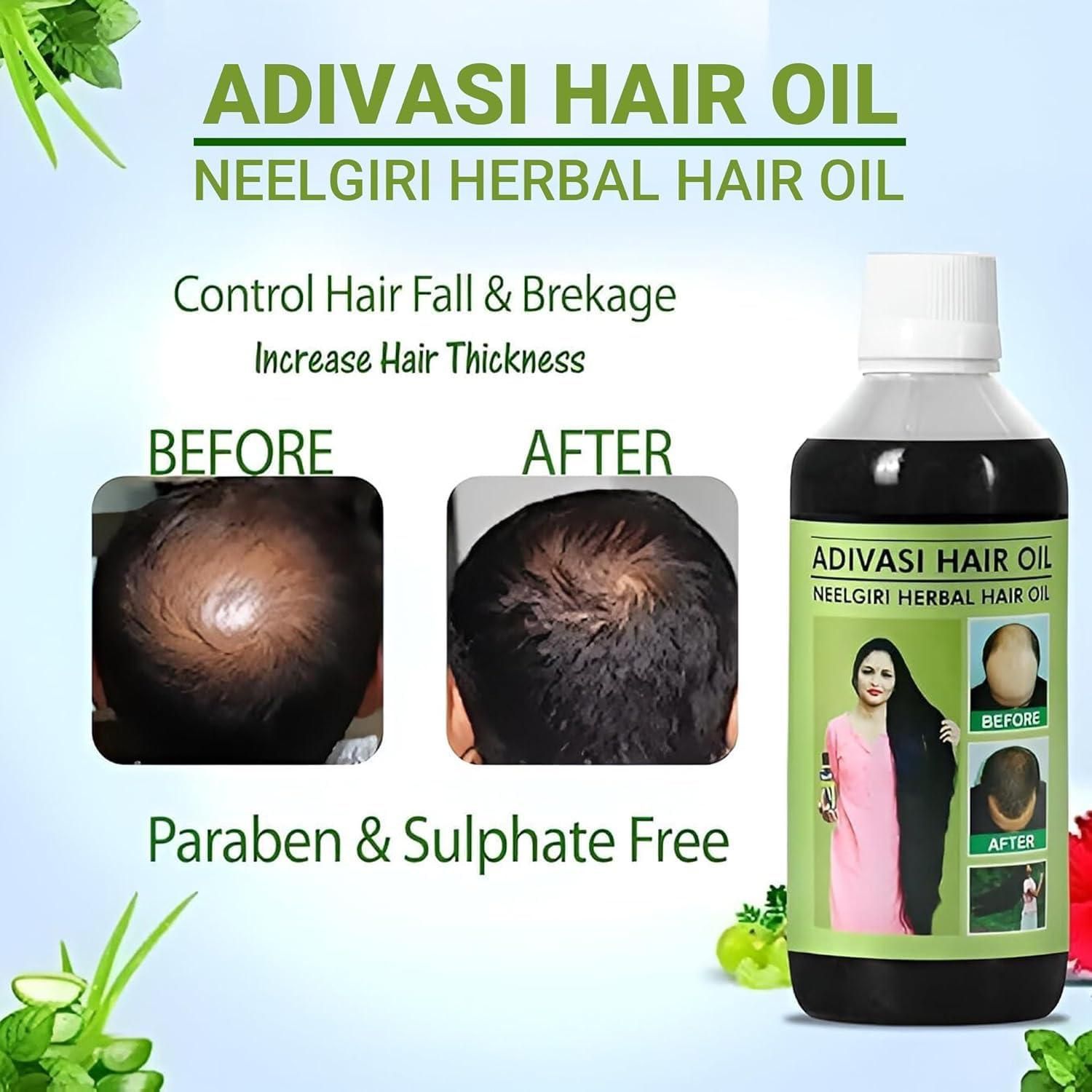 Original™️ Adivasi Hakki Pakki Herbal Hair Oil