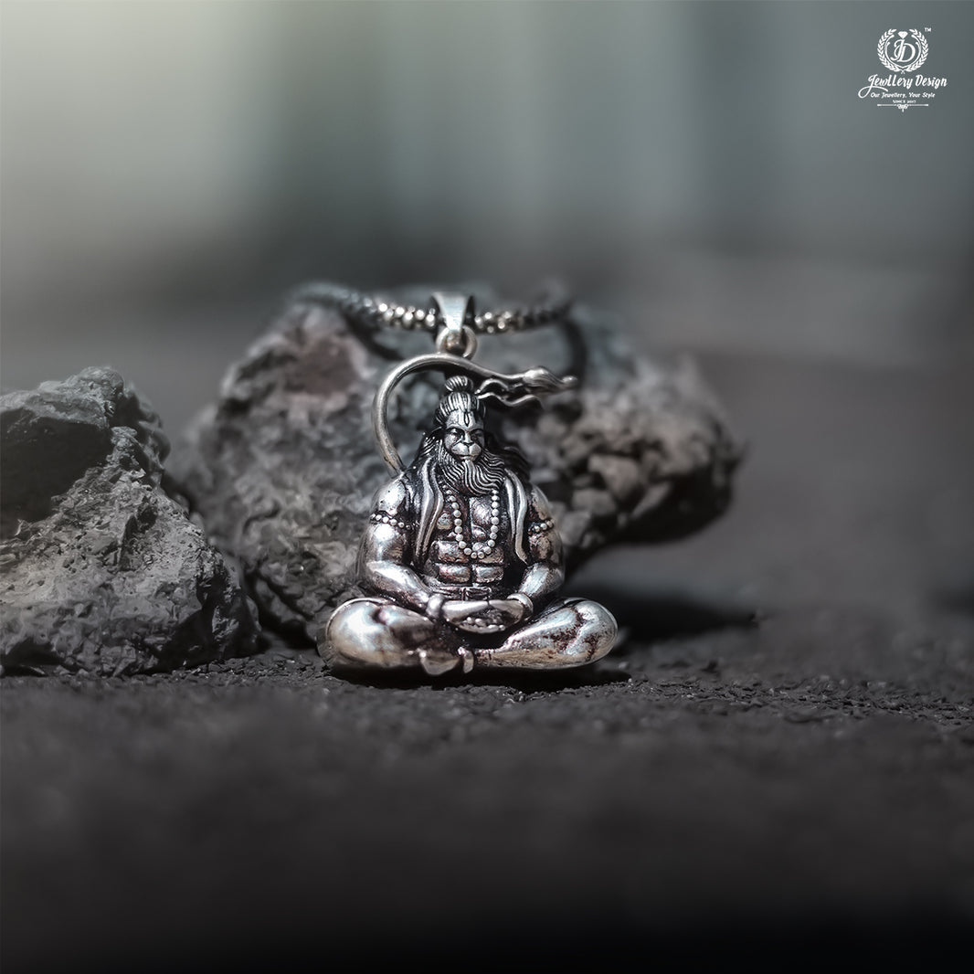 Hanuman Raksha Silver Amulet