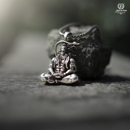 Hanuman Raksha Silver Amulet