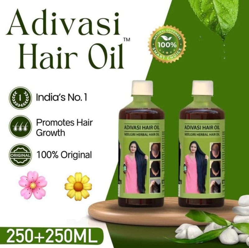 Original Adivasi Neelgiri Herbal Hair Oil 125ml (Pack of 2)