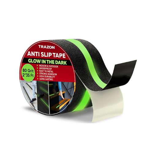SafeStep® Anti Slip Glow Tape for Stairs Outdoor/Indoor Waterproof (2 Inch x 35 Feet)