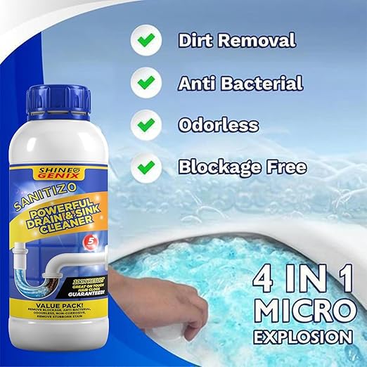 (BUY 1 GET 3 FREE) ShineGenix® - Powerful Magic Sink & Drain Cleaner