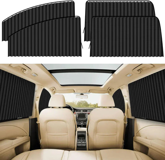 Sunveil® - Privacy Magnetic Car Curtains (Pack of 4)
