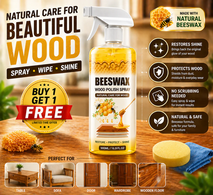 (BUY 1 GET 1 FREE) PolishPro® - Magic Beeswax Wood Polish Spray