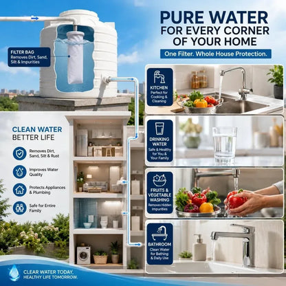 (BUY 1 GET 1 FREE) ClearFlow® - Premium Water tank Inlet Filter
