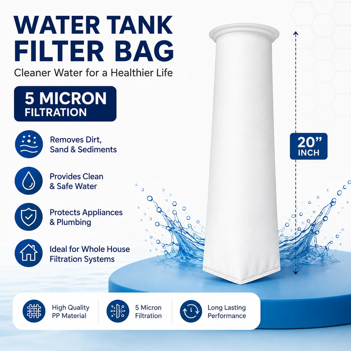 (BUY 1 GET 1 FREE) ClearFlow® - Premium Water tank Inlet Filter