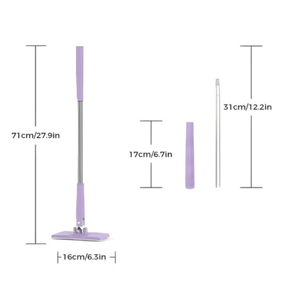 SwiftMop® - Automatic Disposable Dust Mop with 4 Reusable Cloths