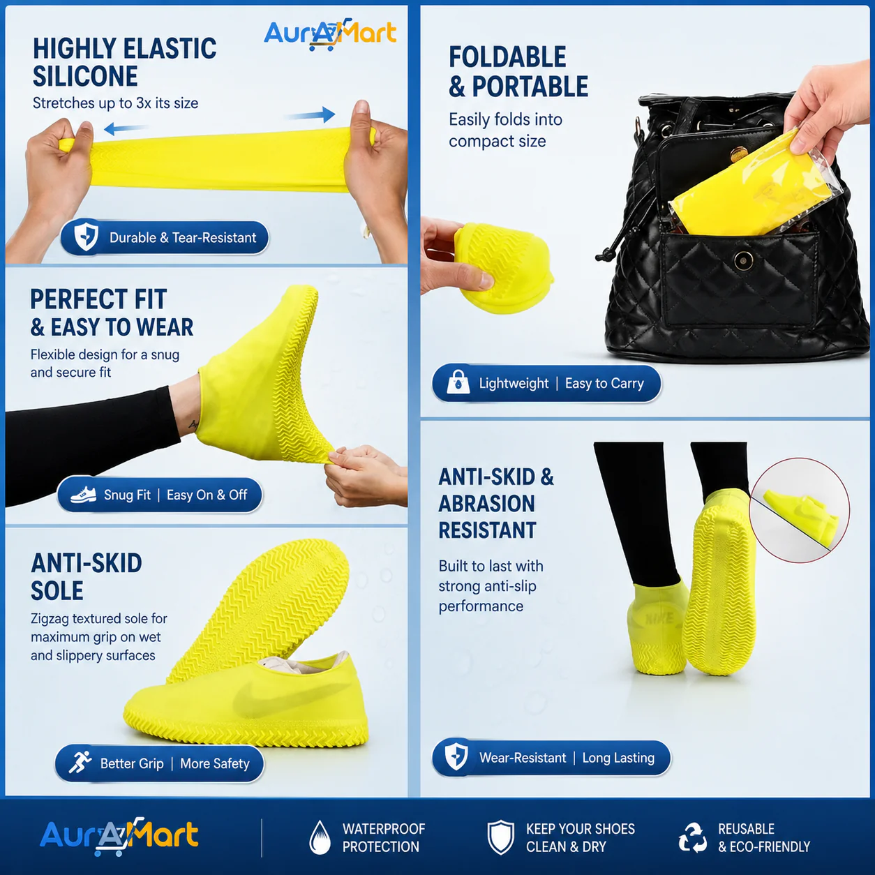 (BUY 1 GET 1 FREE) ShieldSole® - Premium Silicone Shoe Covers