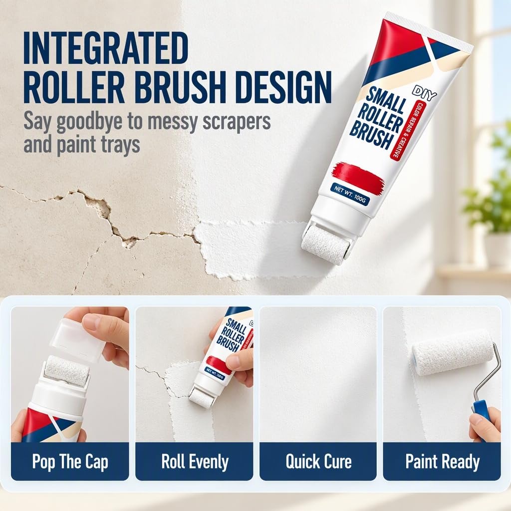 (BUY 1 GET FREE) WallRevive® - Quick Wall Paint Repair Roller