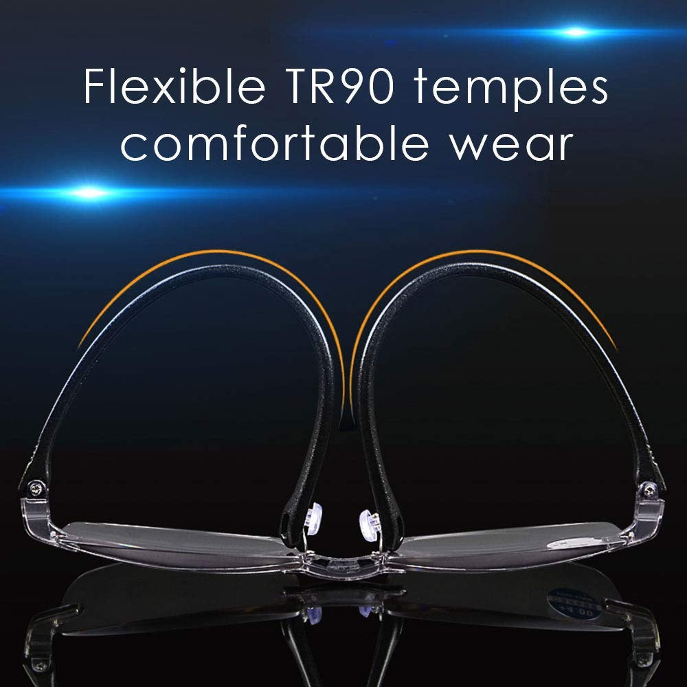 (BUY 1 GET 1 FREE) EyeVerge® - Premium Anti-Glare Anti-Reflection Blue Ray Reading Glasses