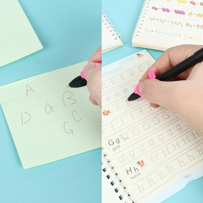 SmartDoodle® - Reusable Magic Practice Set (4 Guided Journals, 1 Pen, 10 Invisible Refills)