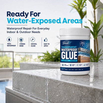 (BUY 1 GET 1 FREE) BondIt® - Heavy-Duty Transparent Waterproof Glue + Free Brush