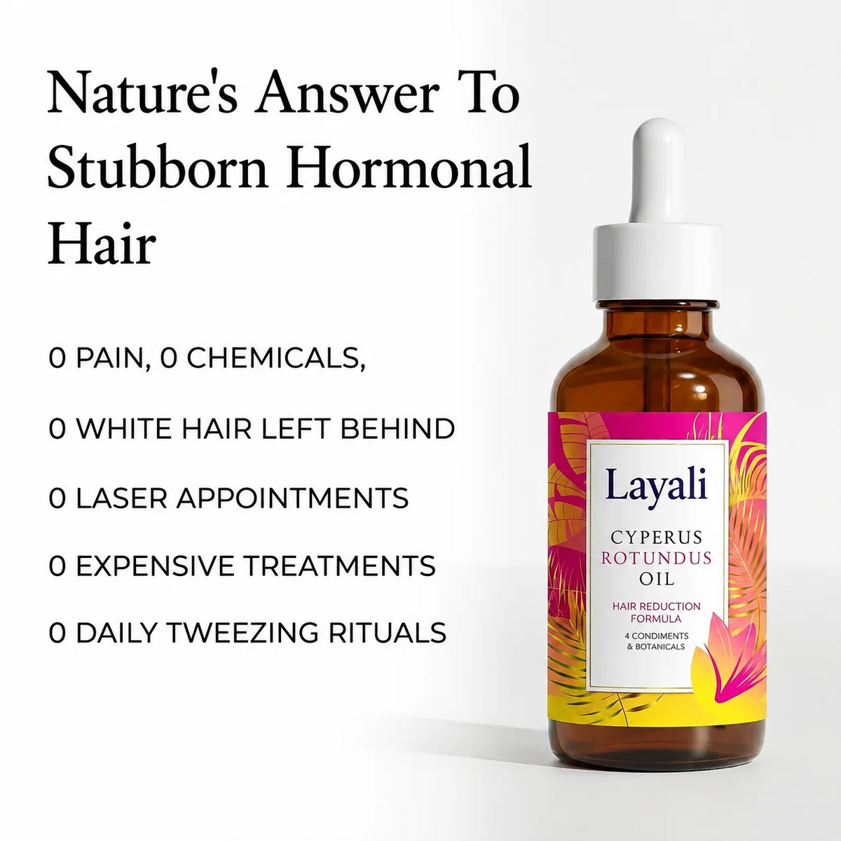 (BUY 1 GET 1 FREE) Layali® - Follicle Rotundus Oil for Hair Removal