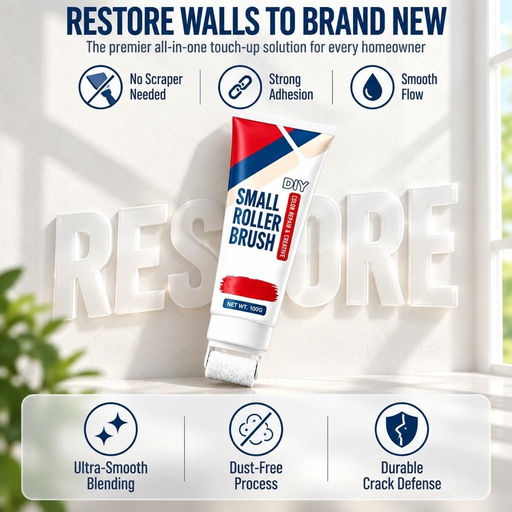 (BUY 1 GET FREE) WallRevive® - Quick Wall Paint Repair Roller