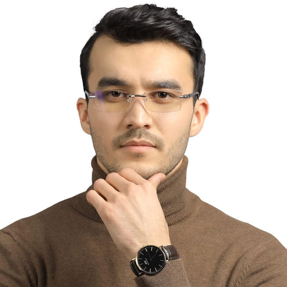 (BUY 1 GET 1 FREE) EyeVerge® - Premium Anti-Glare Anti-Reflection Blue Ray Reading Glasses