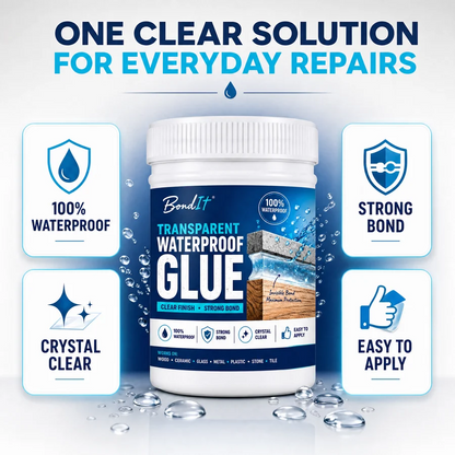 (BUY 1 GET 1 FREE) BondIt® - Heavy-Duty Transparent Waterproof Glue + Free Brush
