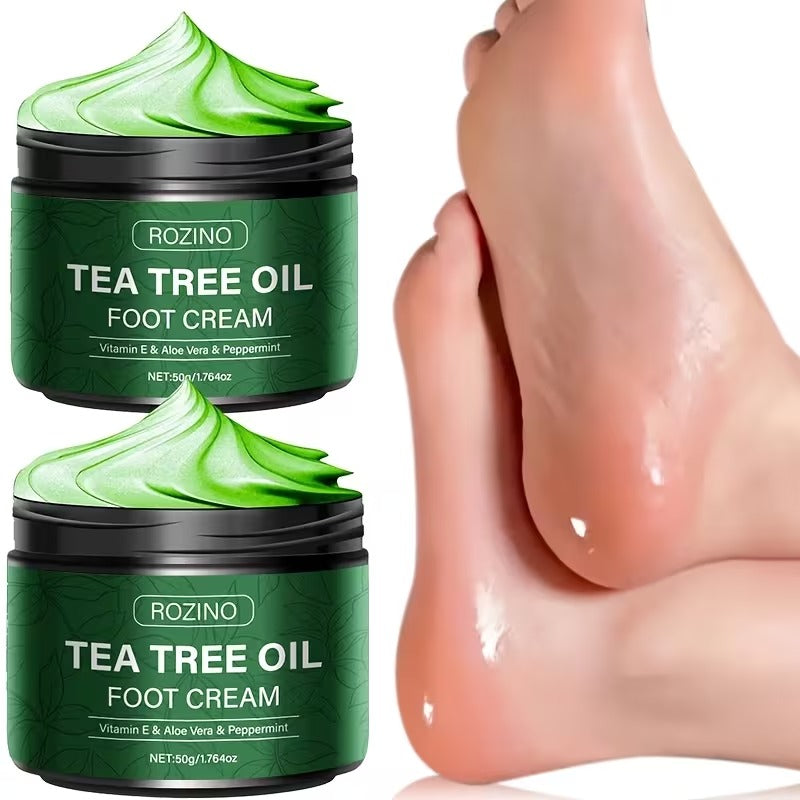 (BUY 1 GET 1 FREE) TeaTree® Oil Foot Cream - Deep Moisturizing & Soothing Foot Care
