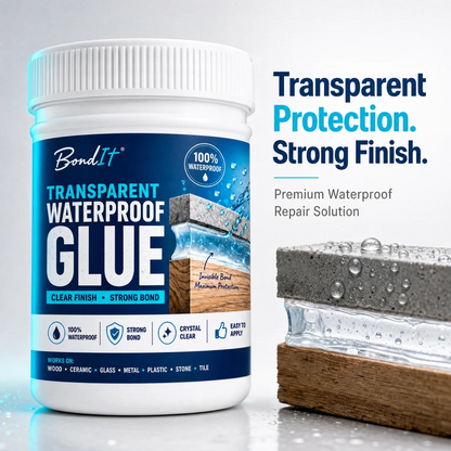 (BUY 1 GET 1 FREE) BondIt® - Heavy-Duty Transparent Waterproof Glue + Free Brush