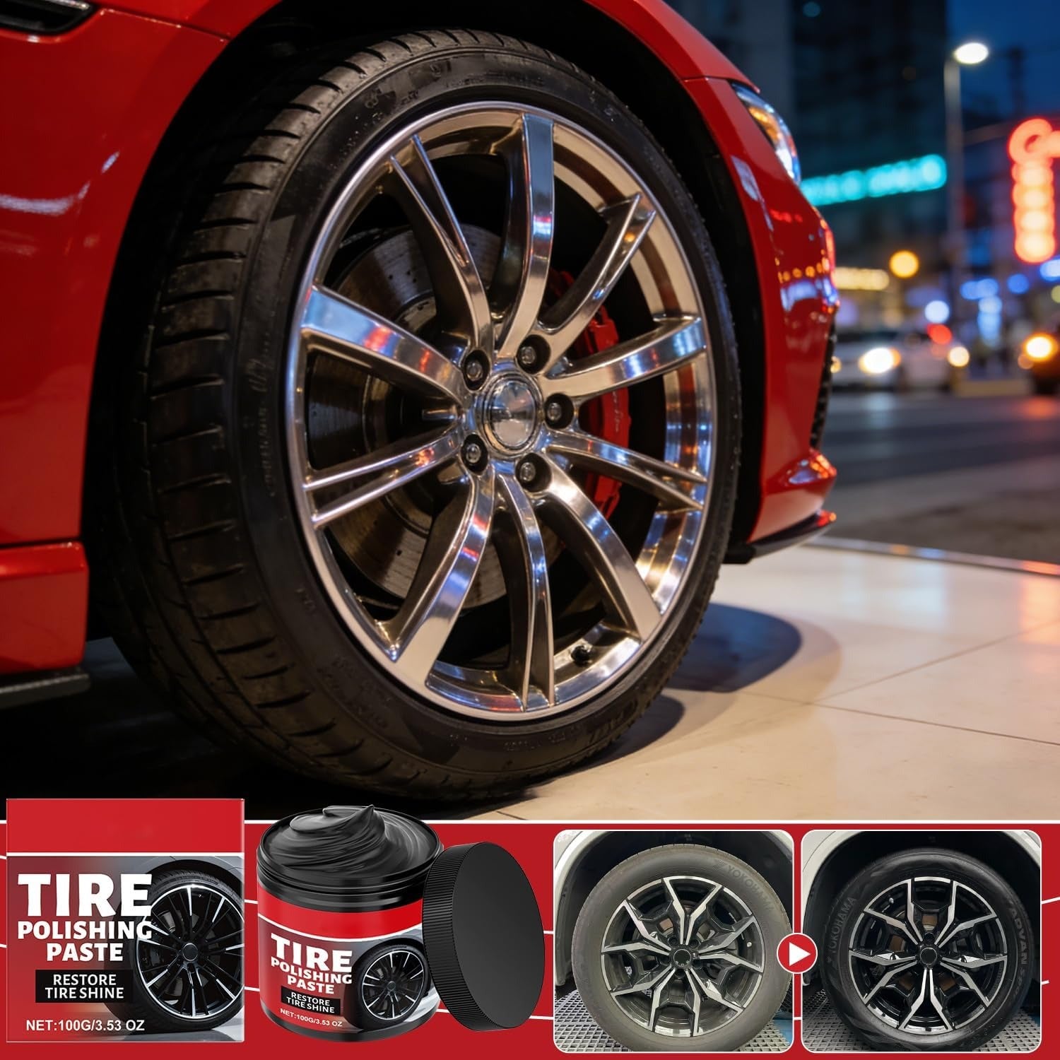 (BUY 1 GET 1 FREE) BlackForge® - Magic Tire Polish Restoration Pastehing Paste Blackening
