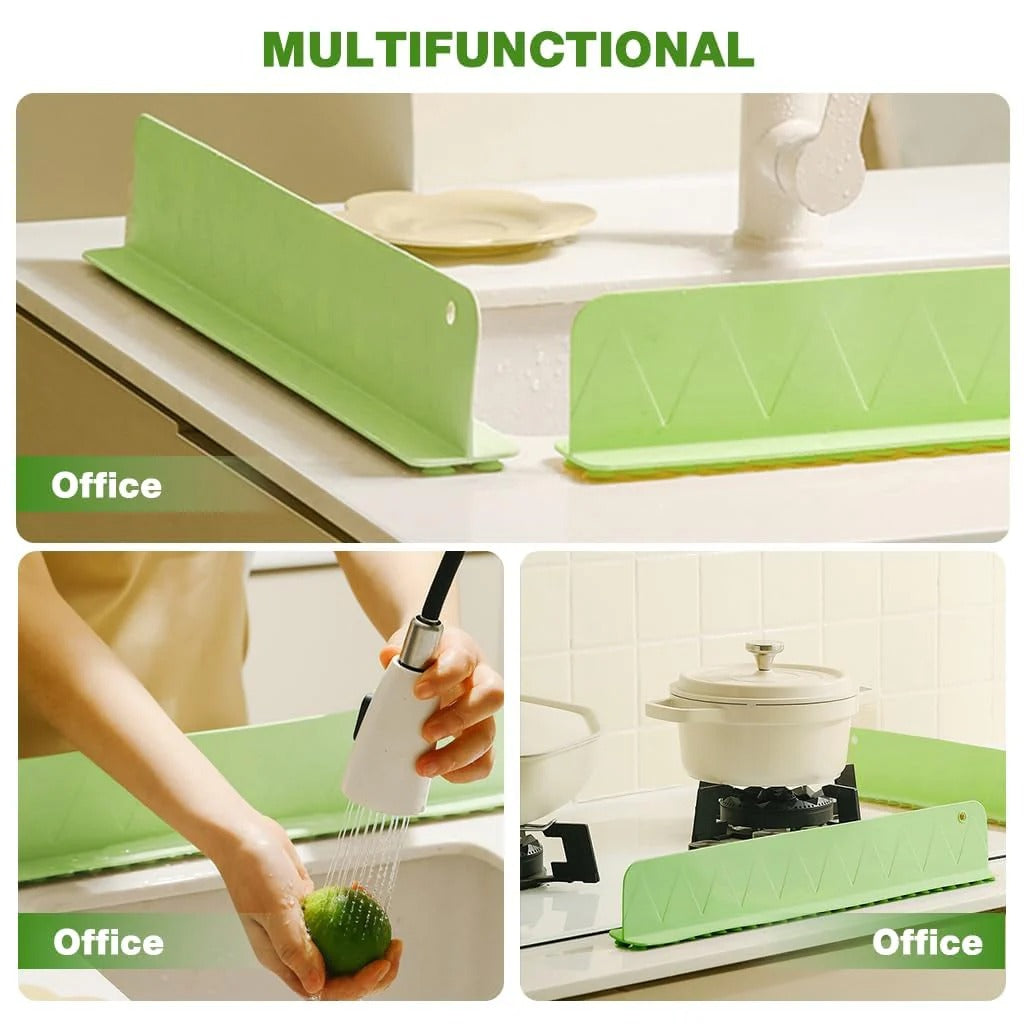 (BUY 1 GET 1 FREE) SpillSafe® - Premium Splash Guard for Kitchen Sink & Countertop