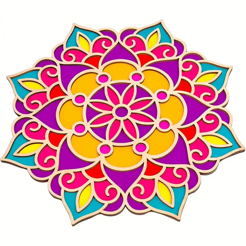 Rangoluxe® Magic Rangoli Kit – Instantly Create Stunning, Mess-Free Rangolis (Special Diwali Offer)