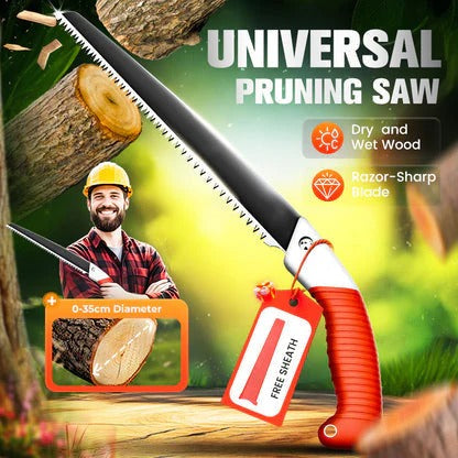 SharpSaw® XT – Universal Hand Pruning Saw with Razor-Sharp Blade & Sheath