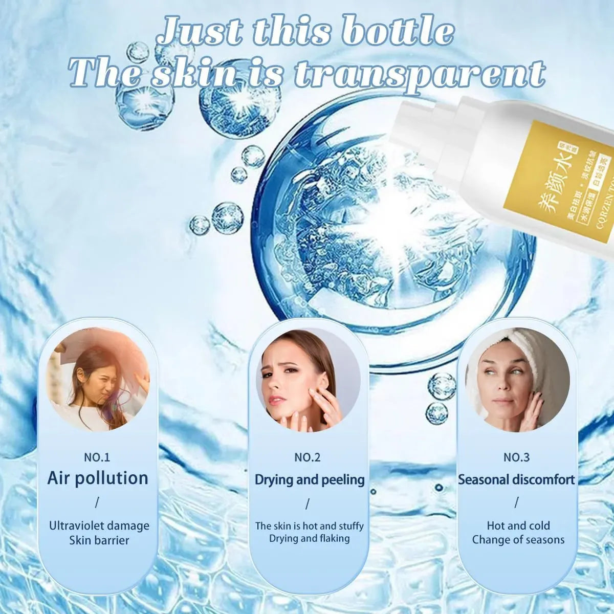 Ski&Cela Root® - Spot Removing and Whitening Beauty Water (Pack of 2)