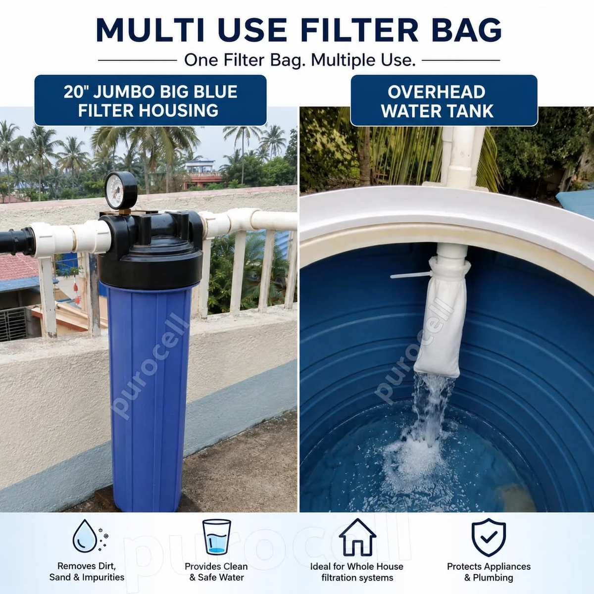 (BUY 1 GET 1 FREE) ClearFlow® - Premium Water tank Inlet Filter