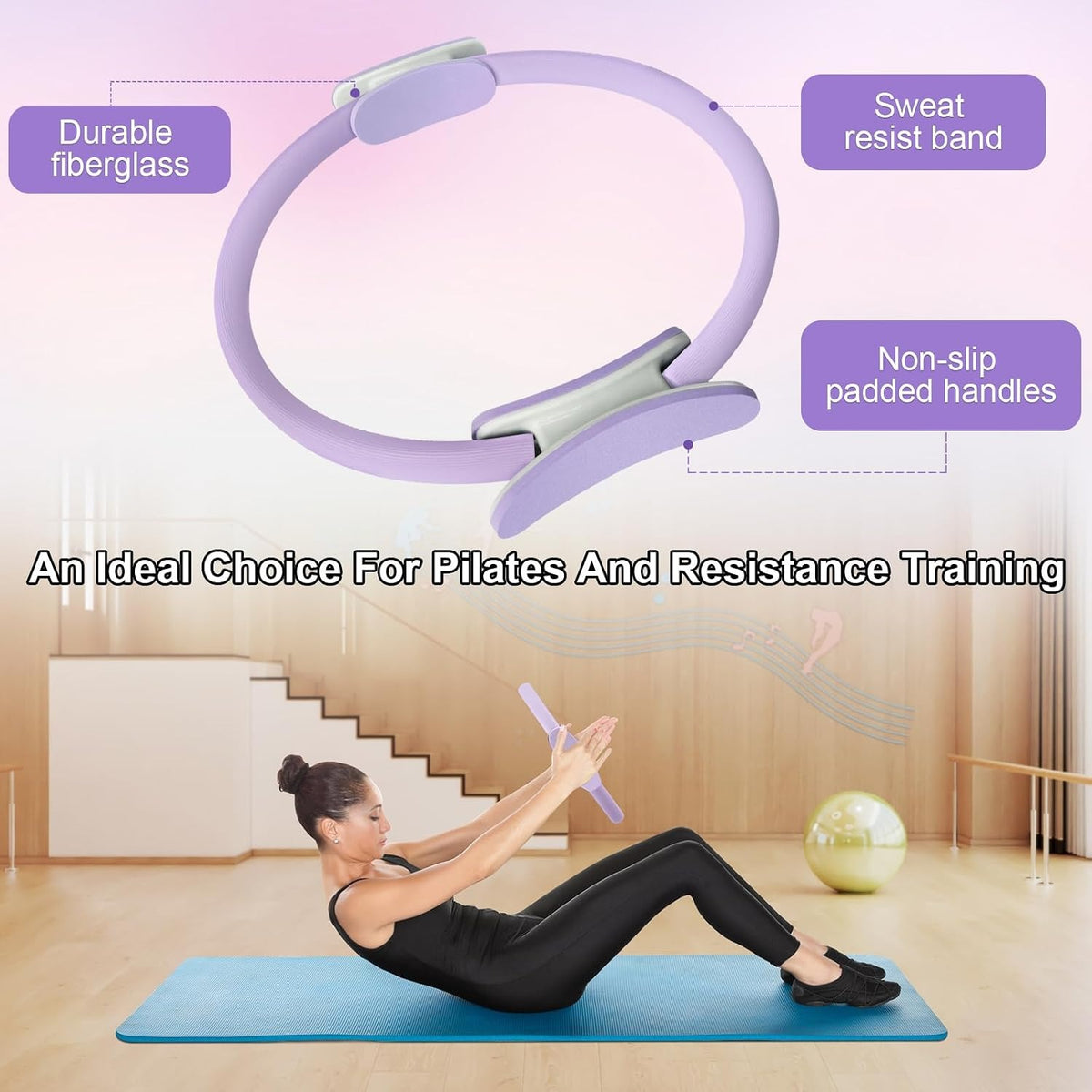 FormaLoop® – Yoga Pilates Resistance Ring For Versatile Home Workouts