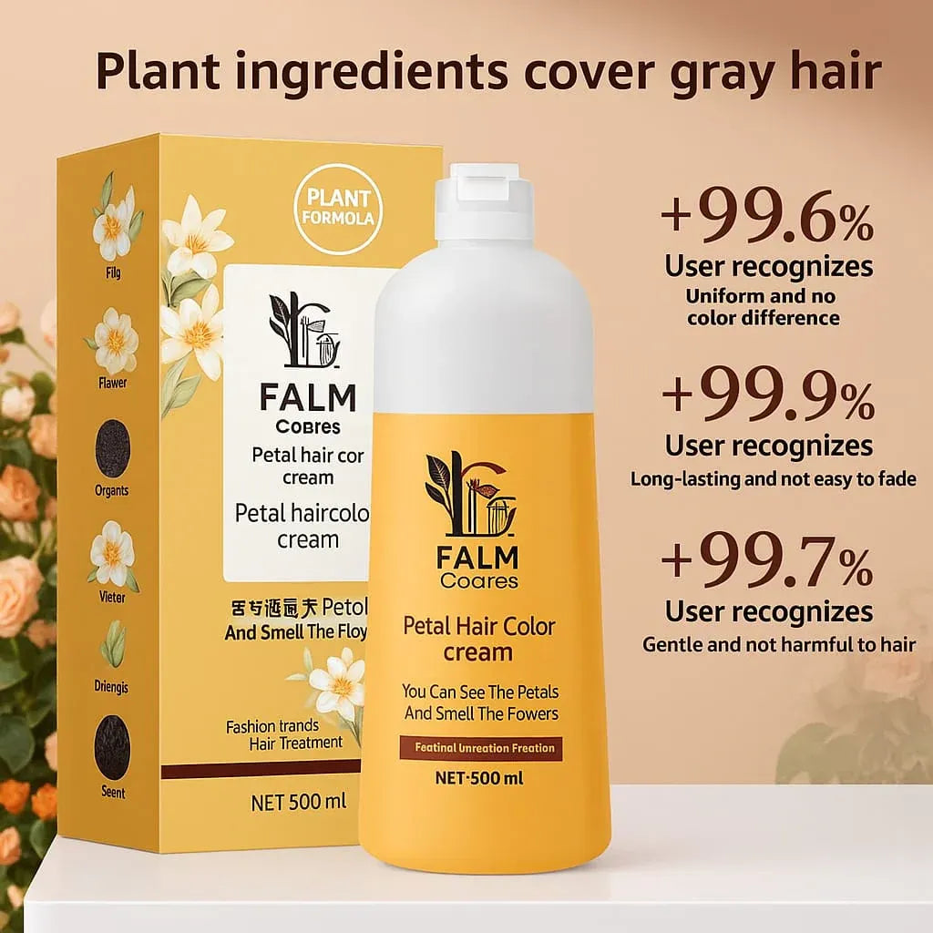 RoséLuxe® - Premium Japanese Petal Rose Hair Dye Shampoo