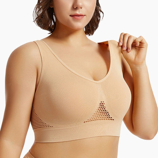 ComfortCurve Women's Cotton Solid Non Padded Air Bra (Pack of 3)