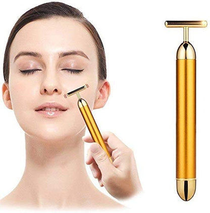Opalune® - 24K Gold Energy Beauty Bar Electric Facial Massage Roller