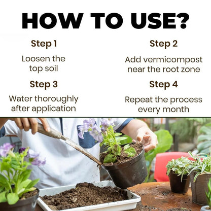 VermiBloom® - Organic Vermicompost Growth Enhancer for Plants
