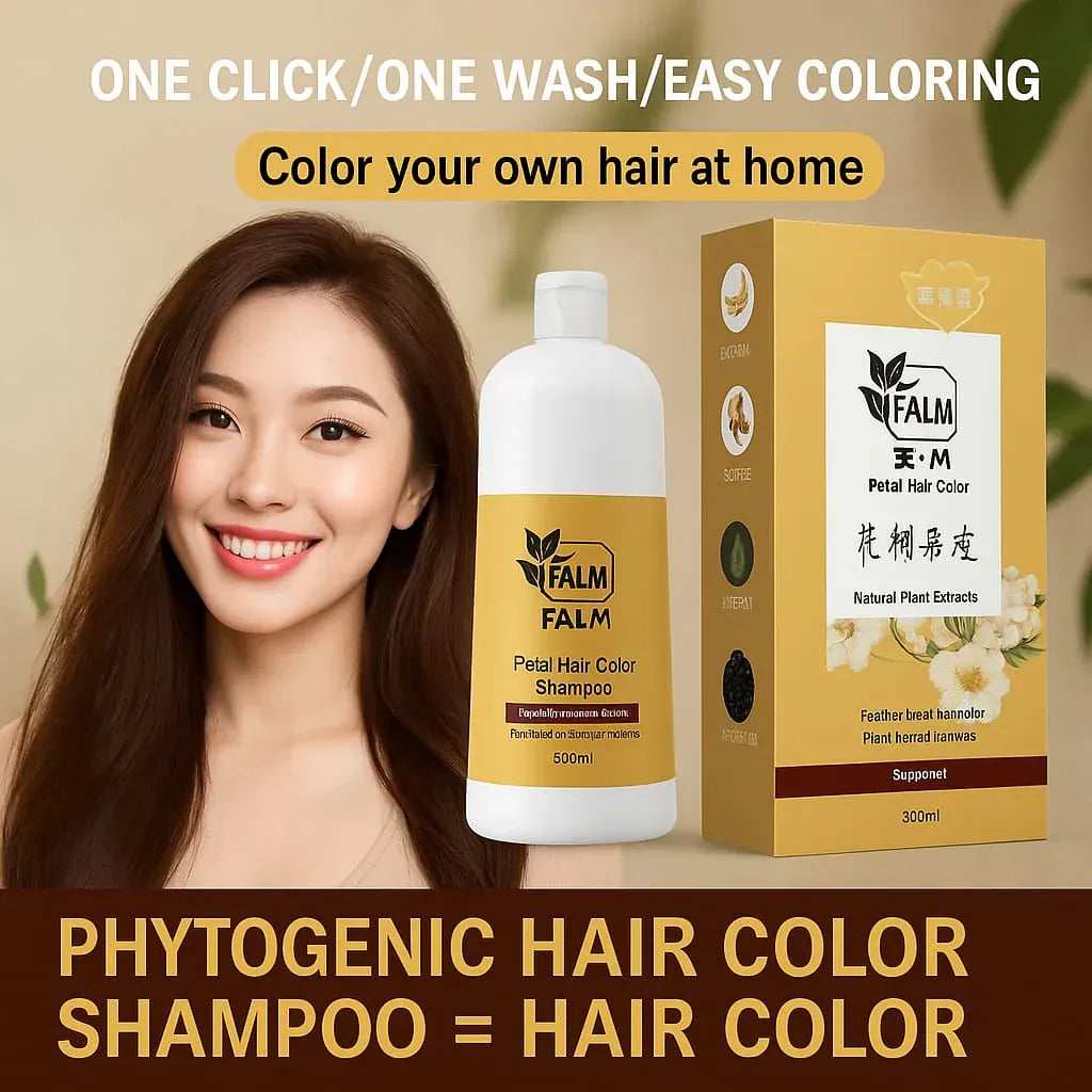 RoséLuxe® - Premium Japanese Petal Rose Hair Dye Shampoo