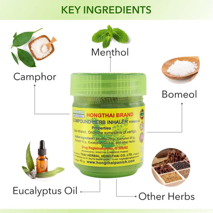 (BUY 1 GET 1 FREE) Hong Thai® - Premium Traditional Herbal Inhaler