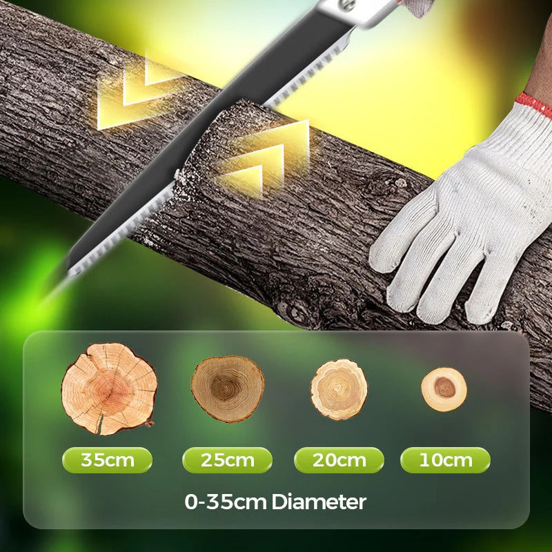 SharpSaw® XT – Universal Hand Pruning Saw with Razor-Sharp Blade & Sheath