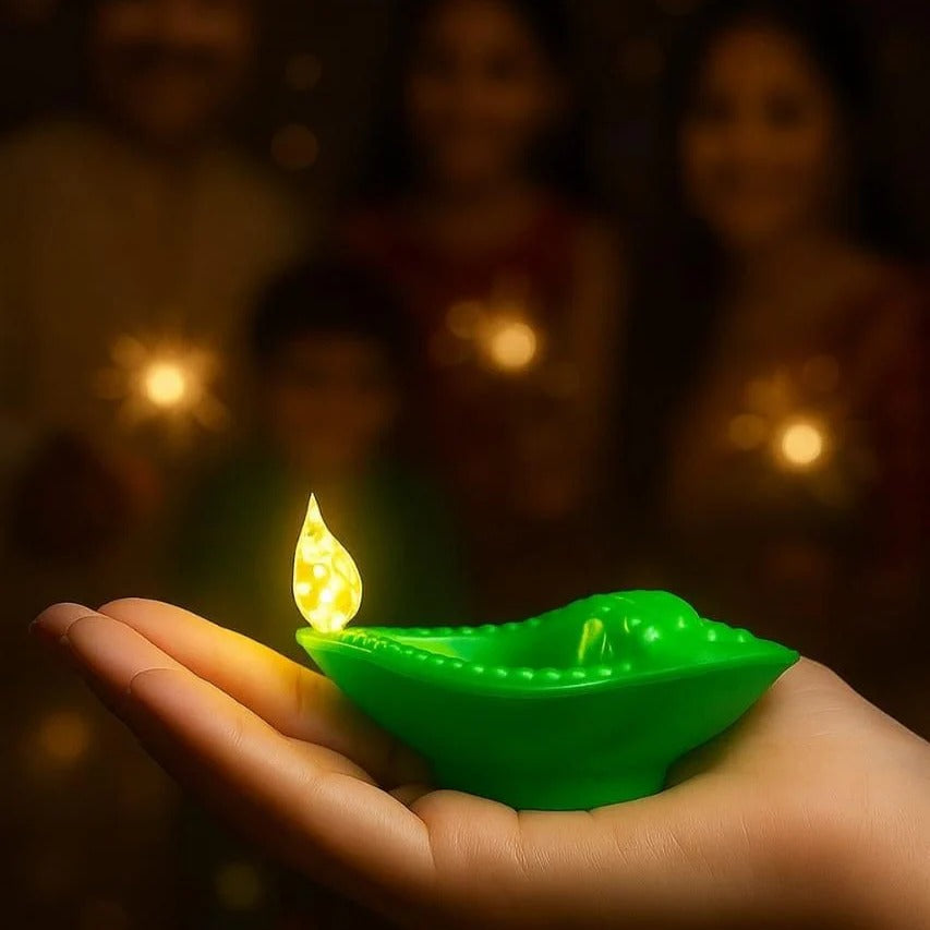 Saanidhya® - Premium Shankh Water Sensor LED Diya