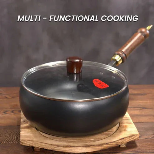 Castelle® - Premium Artisan Unenameled Cast Iron Casserole
