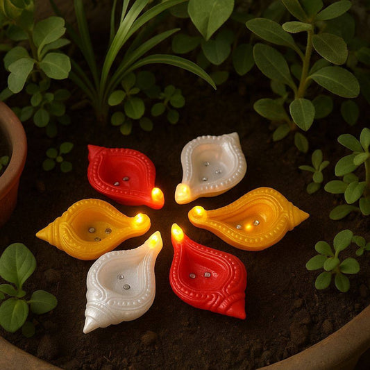Saanidhya® - Premium Shankh Water Sensor LED Diya