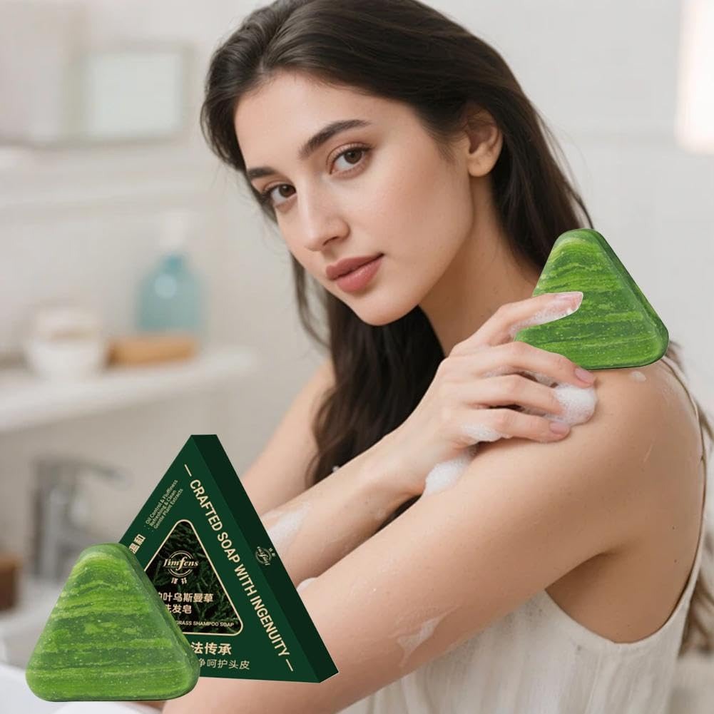 (BUY 2 GET 2 FREE) TriCore® -Natural Shampoo Bar For Strengthening Hair