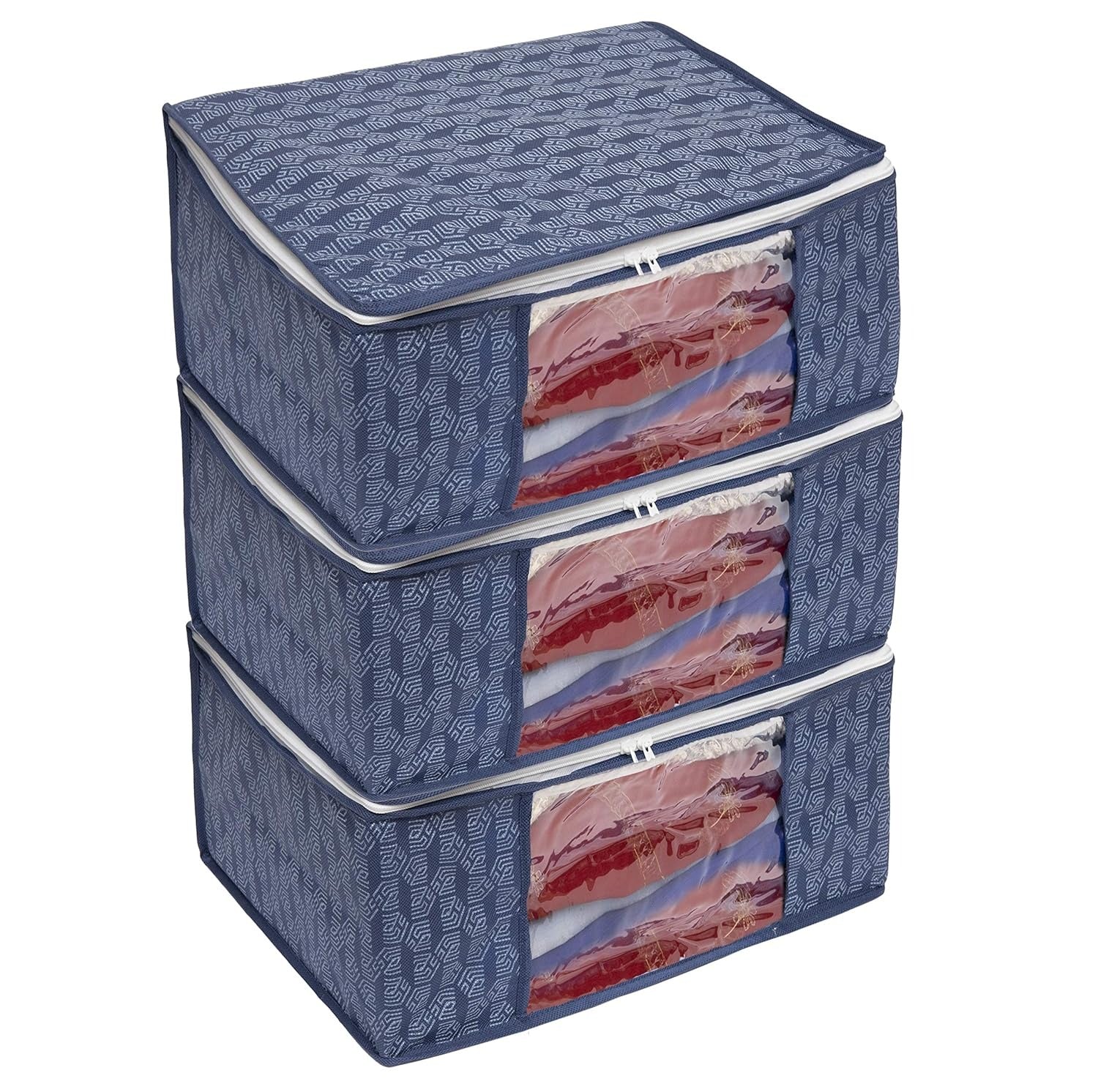 Storage Organizer - Solid Non Woven Storage Organizer (Set of 3)