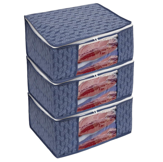 Storage Organizer - Solid Non Woven Storage Organizer (Set of 3)