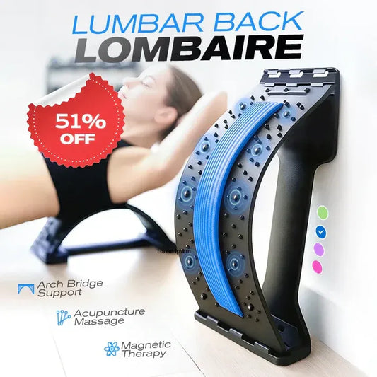 Postura® - Magnetic Therapy Acupuncture Massage Lumbar Stretcher