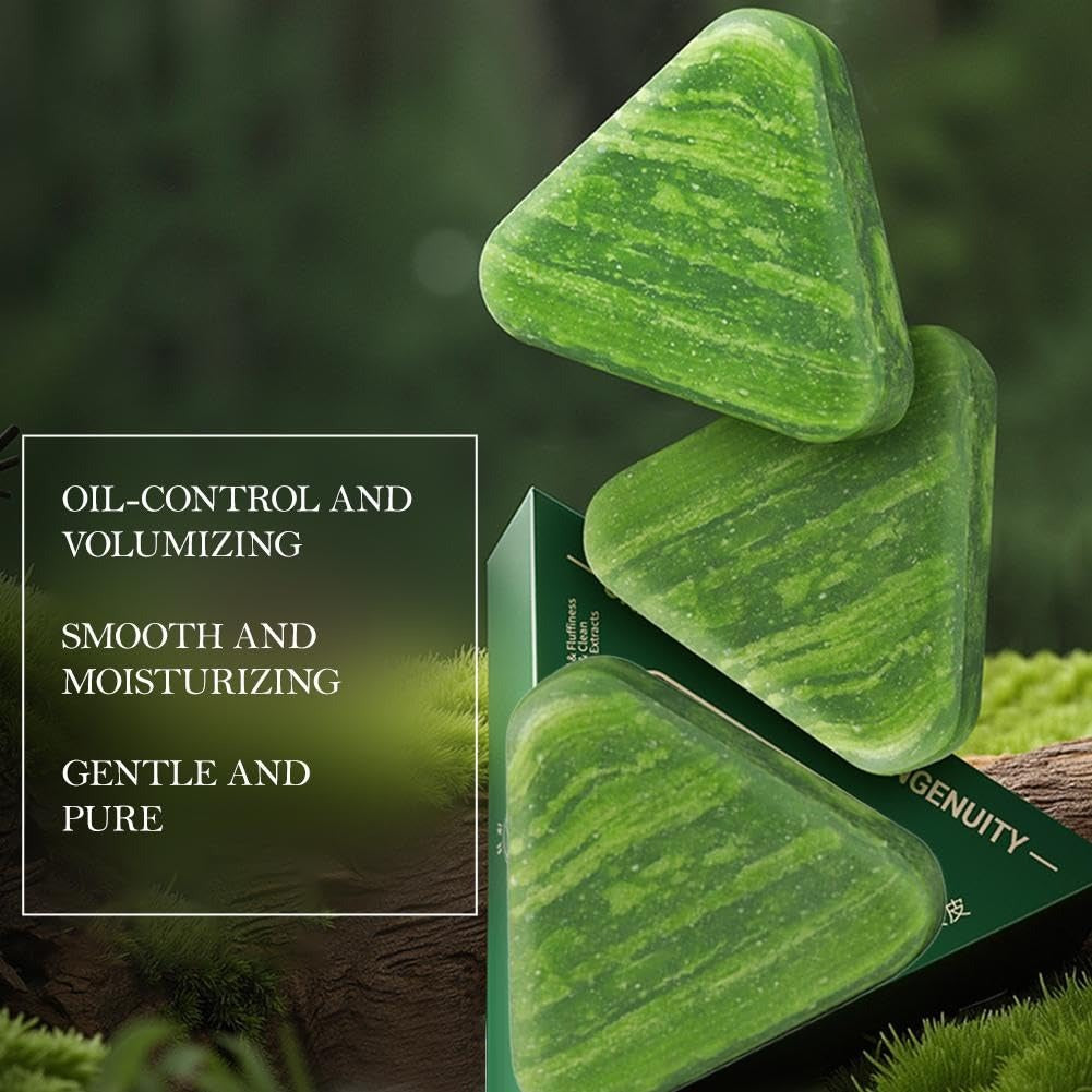 (BUY 2 GET 2 FREE) TriCore® -Natural Shampoo Bar For Strengthening Hair