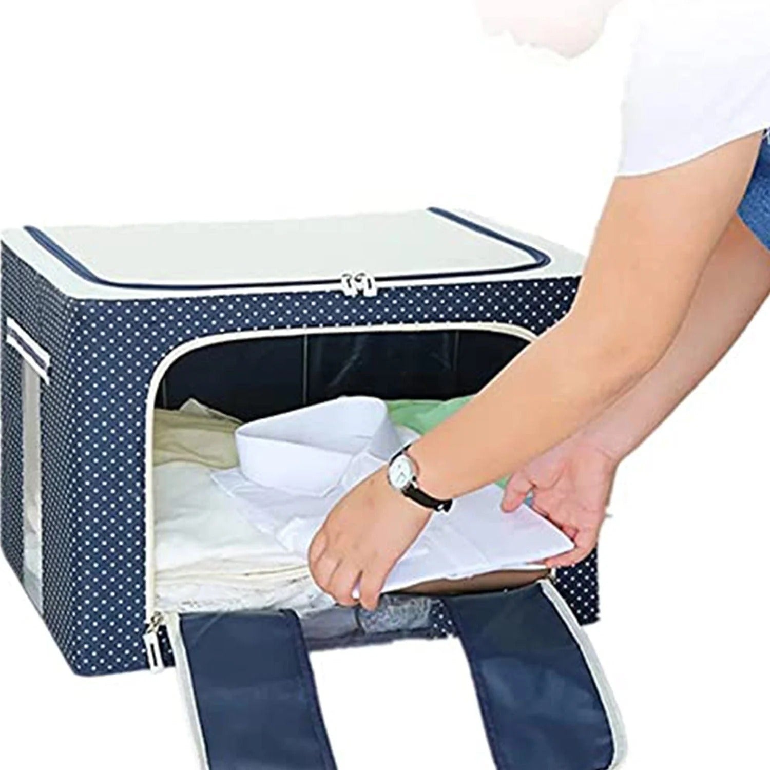 Storage Organizer - Solid Non Woven Storage Organizer (Set of 3)