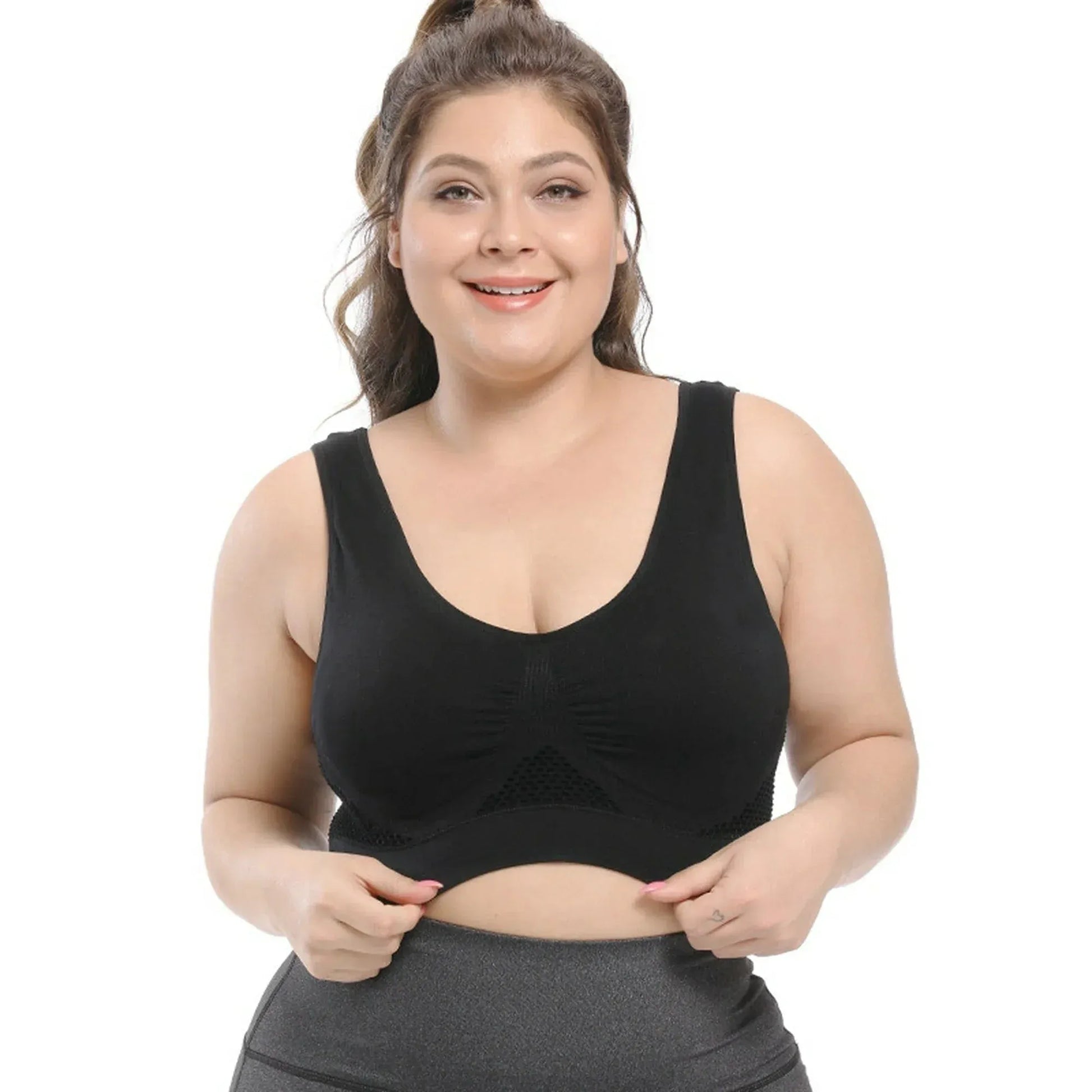 ComfortCurve Women's Cotton Solid Non Padded Air Bra (Pack of 3)
