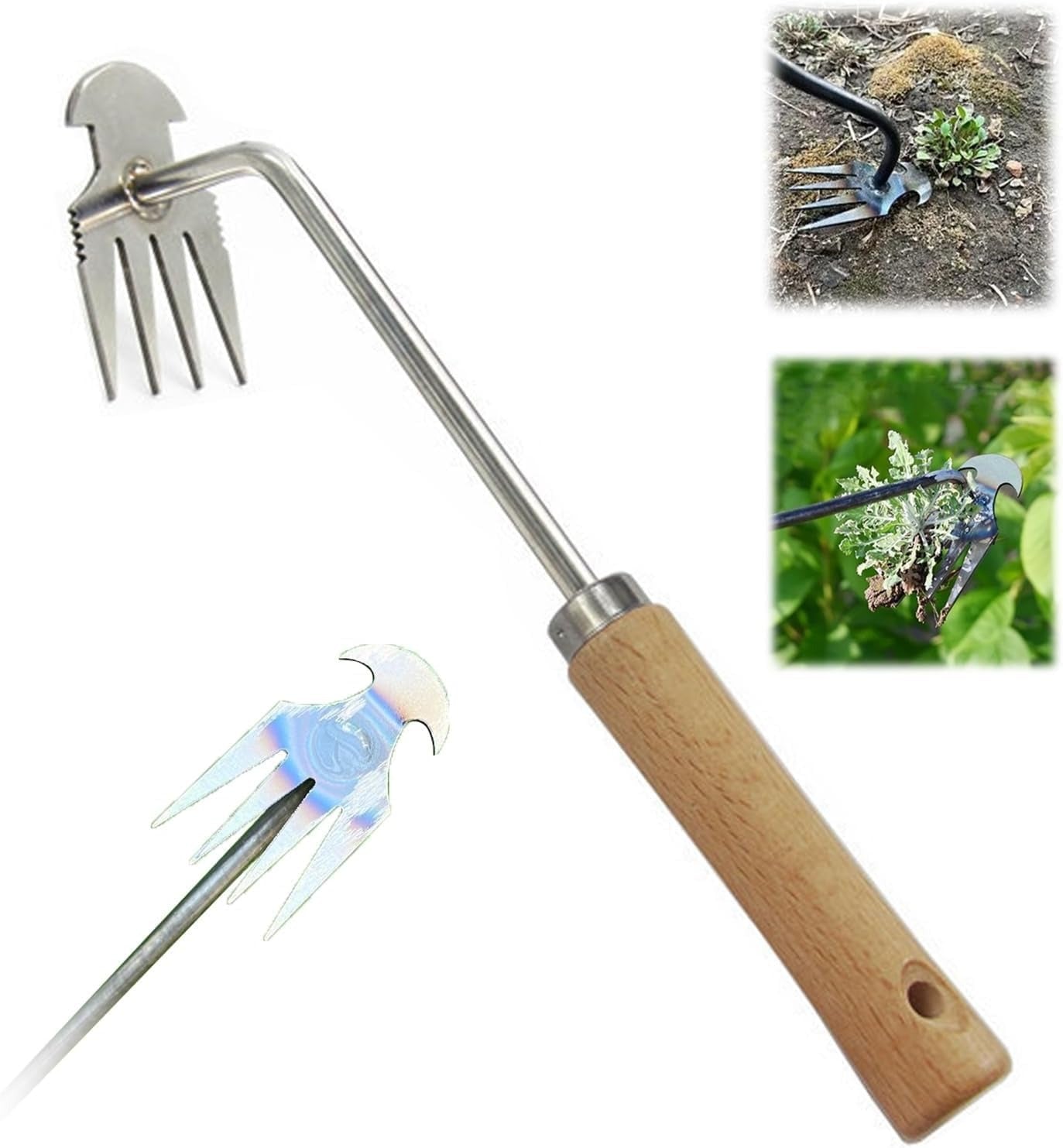 Weeding Sharp Tool Ironrake 2.0: Premium Puller Sharp Weeding Tool – Ski&Cela