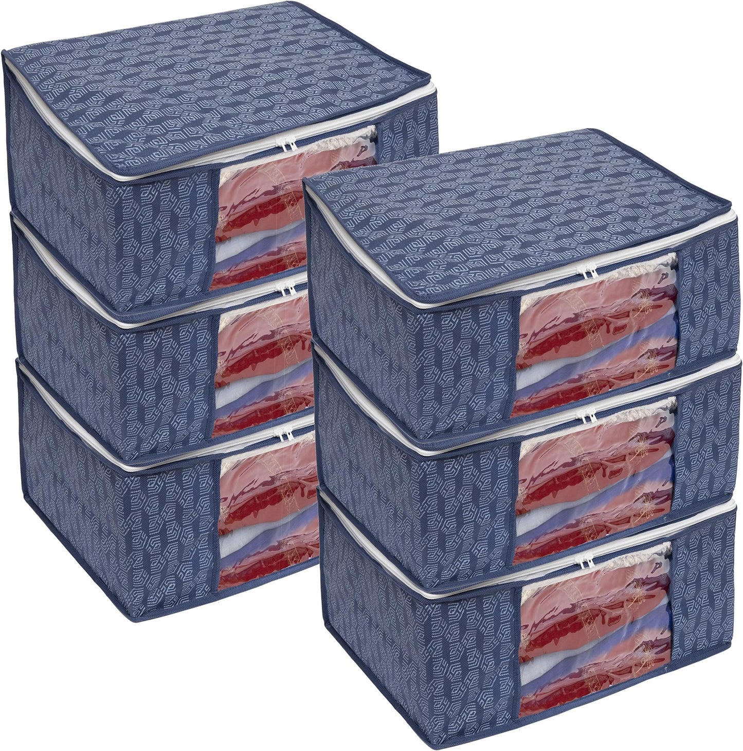 Squeezenest® - Wardrobe Clothes Storage Organizer (Set of 6)